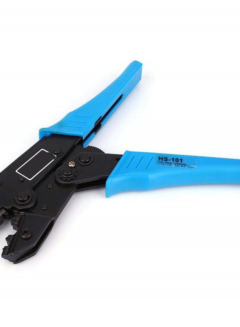 GGOOT Crimp Pliers, Crimper & Cutter, Bare Terminals Crimping Hand Hardware Tool, Comfort Grip, 1.5-10mm² 15-7 AWG 230mm  - Image 5