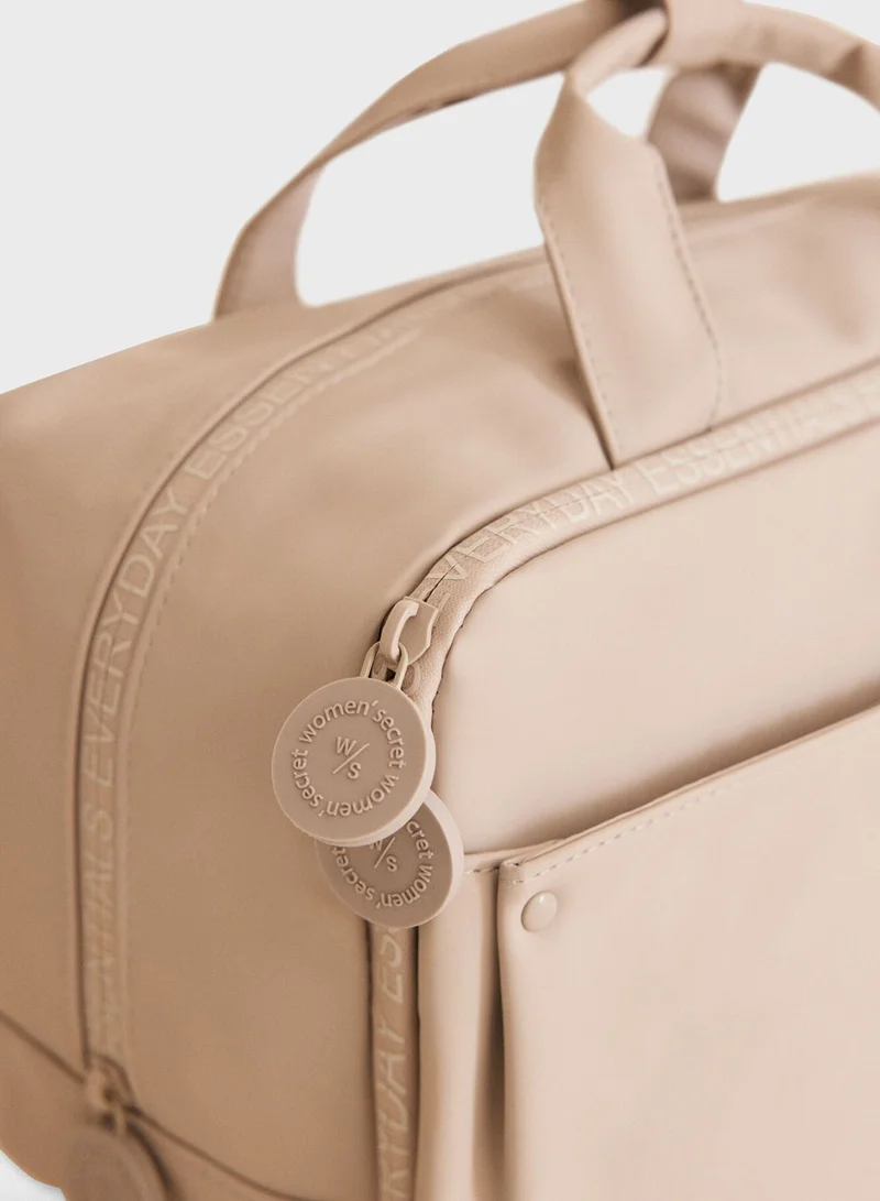 women'secret Top Handle Zip Over Cosmetic Bag