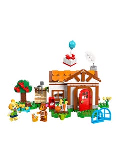 LEGO 77049 Animal Crossing Isabelle’S House Visit, Buildable Creative Toy For Kids, 2 Minifigures From The Video Game Series Including Fauna, Birthday Gift For Girls And Boys Aged 6 Plus (389 Pieces)  - Image 4