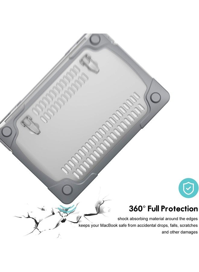 برو كيسيز حافظة بروكيس لماك بوك برو مقاس 13 بوصة (إصدارات 2020 – 2023) – غطاء صلب مزود بحامل قابل للطي. - Image 3