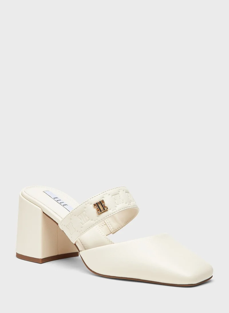 ELLE Wide Toe Pumps