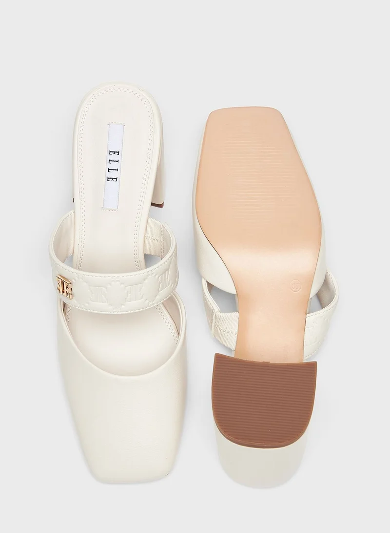 ELLE Wide Toe Pumps