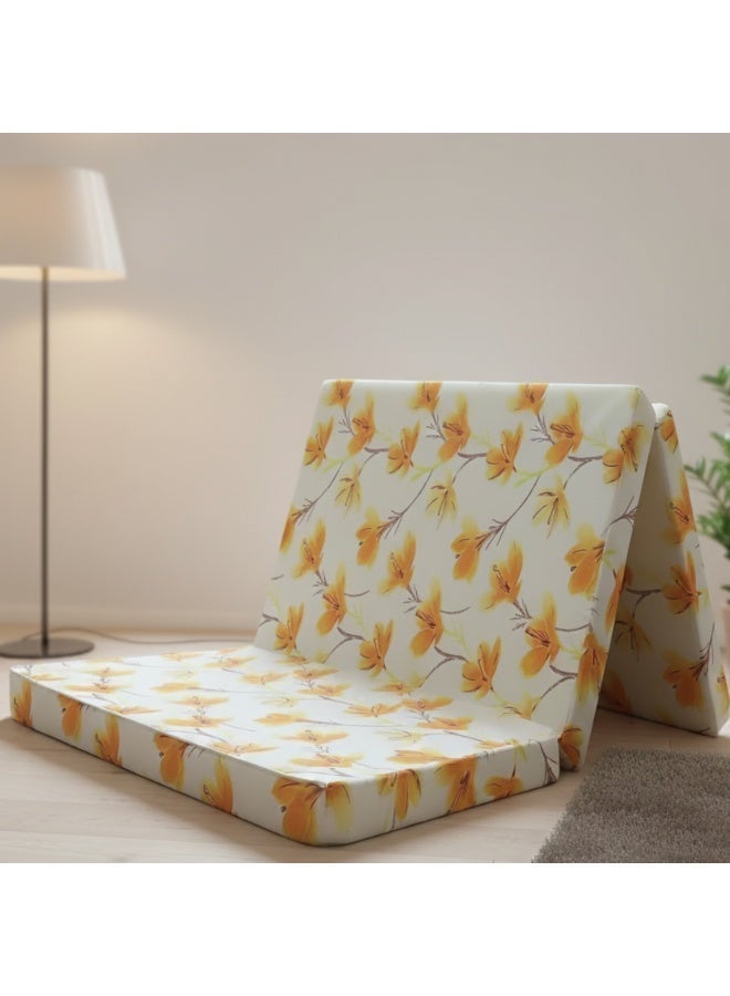 Emirates Living Folding Foam Mattress L180 × W120 × H7 cm – Multi Color - Image 2