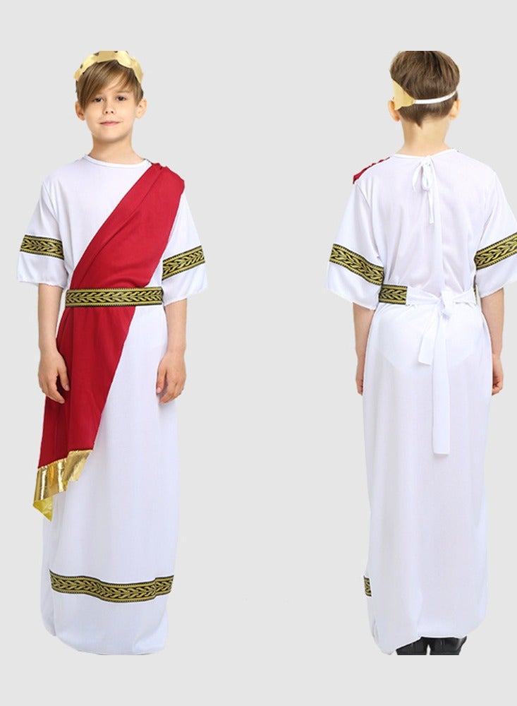 ال_اوياما زي توجا يوناني للأولاد - زي صبي يوناني لحفلات الهالوين - زي صبي يوناني لحفلات الهالوين - Image 3