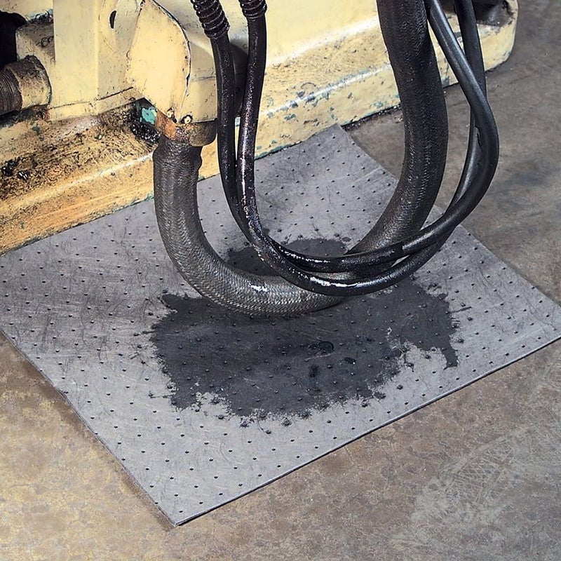 PIG Premium Absorbent Mat Pads | 50 Oil Absorbent Pads | The Original Mat | 15" x 20" Oil Pads | Each Pad Absorbs 28 oz | Total Absorbency is 11 Gallons | 50-Count | MAT231 - Image 5