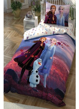 Taç Licensed Disney Frozen 2 Autumn Cotton Licensed Single Duvet Cover Set
