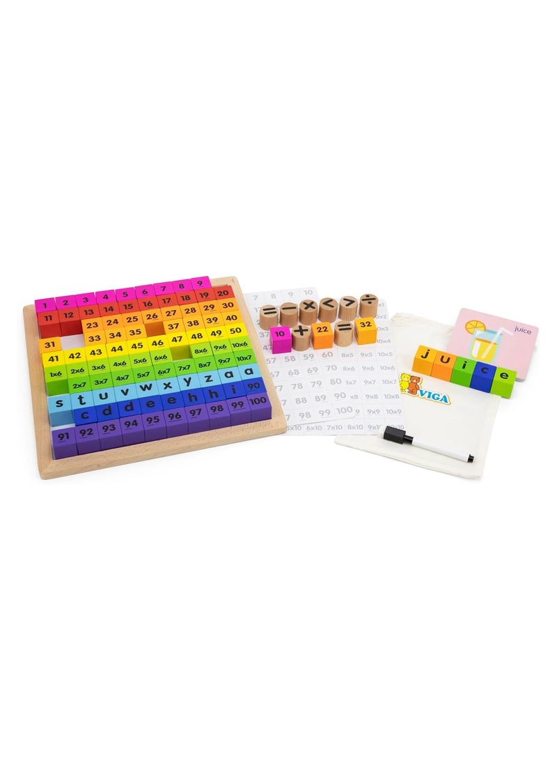 Viga Alphabet and math operation board - Image 3