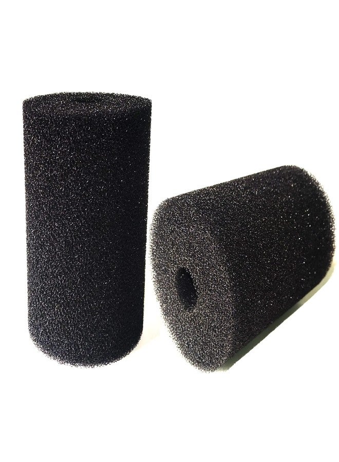 Qzbhct 2 Pack Foam Filter Sponges for Canister Filters for Aquaclear 70/110 Filters X-Large Overflow Filter Box Intake Round Pre-Filter 5.91" x 4.13" - Image 1