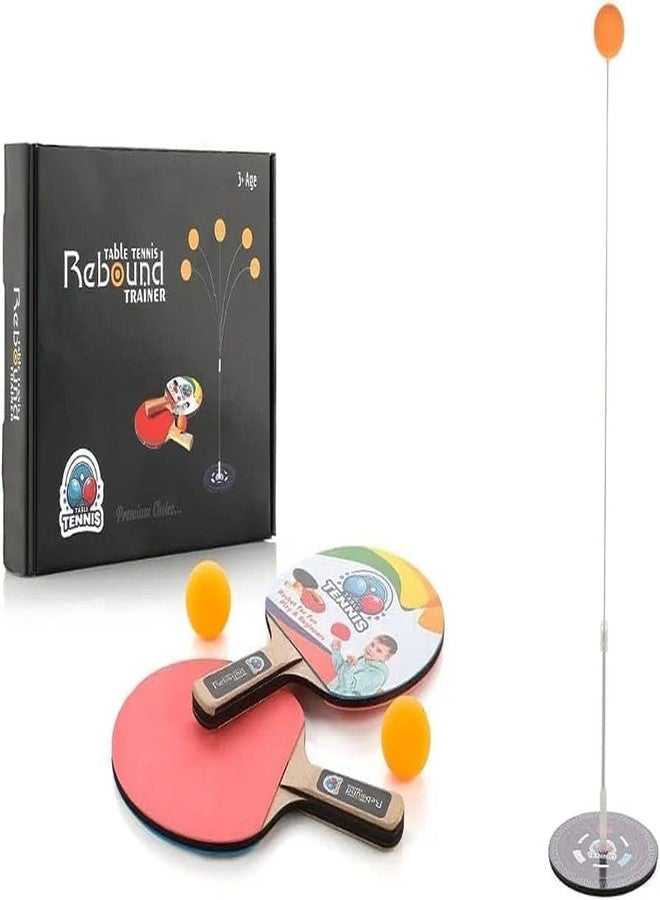 Coracy Table Tennis Trainer Toys for Kids & Adults | Rebound Rackets and Balls Base Training Practice Set | Outdoor Indoor Games for Boys & Girls - Image 1