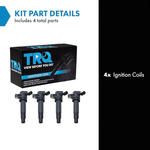 TRQ Ignition Coil Set Compatible with 2013-2015 Hyundai Santa Fe Sport 2011-2014 Sonata 2011-2015 Kia Optima 2011-2016 Sportage - Image 2