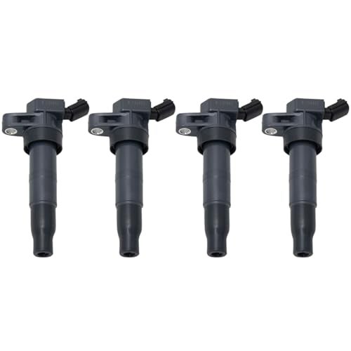 TRQ Ignition Coil Set Compatible with 2013-2015 Hyundai Santa Fe Sport 2011-2014 Sonata 2011-2015 Kia Optima 2011-2016 Sportage - Image 1