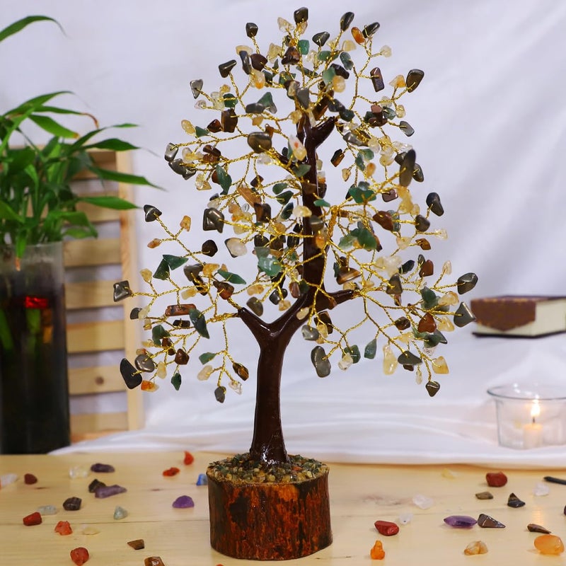 Crystal Divine Money Magnet Crystal Tree Handmade Home Decor Items Bonsai Showpiece Vastu Gift Decoration Hall Healing Crystals Gifts 6 Cm 26 Cm - Image 1