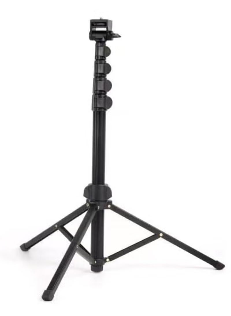 Jmary MT39 61inch Aluminum Extendable Cell Phone Tripod Stand with Selfie Stick Tripod and Phone Clip - Image 3