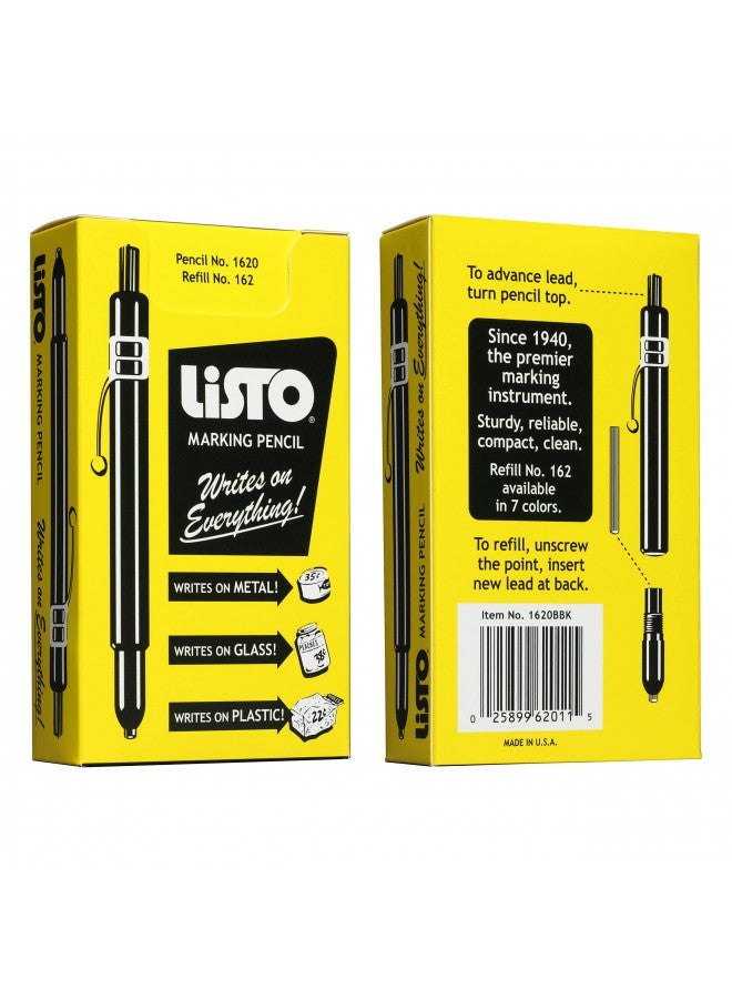 Listo 1620 - Box of 12 - RED COLOR - China Markers/Grease Pencils/China Marking Pencils/Wax Pencils - Image 2
