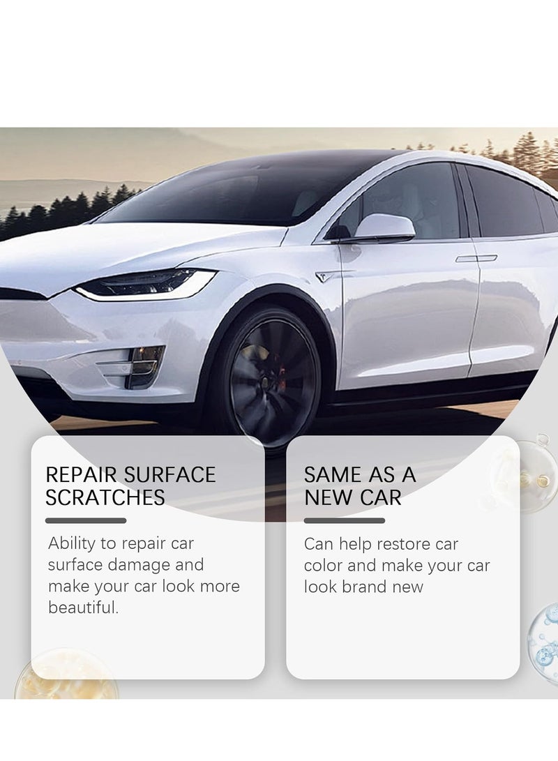 Homonth Touch Up Paint for Cars, Automotive Paint, 2 in 1 Car Touch Up Paint Erase Car Scratches Pen for Vehicles, Quick & Easy to Repair Universal Car Paint (Silver) - Image 3