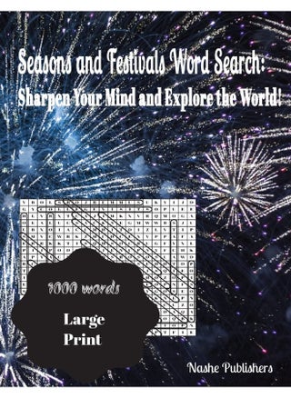 Seasons and Festivals Word Search: Sharpen Your Mind and Explore the World!: large print word search puzzles, 1000 words, solutions included with unique graphics - pzsku/ZEF831CBA683544E6CB6EZ/45/1747730929/5ae3acd7-3b41-4808-b96f-bfa8786793ad