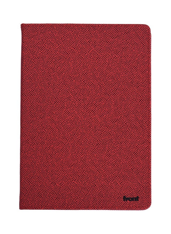 NIBEMINENT A5 Classic Notebook with PU Leather Pen Loop Bookmark Red - Image 2