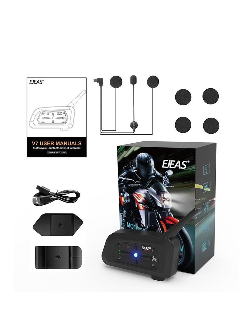 EJEAS EJEAS V7 BLUETOOTH HELMET INTERCOM For Motorcycle and Scooters Helmet  - Image 2