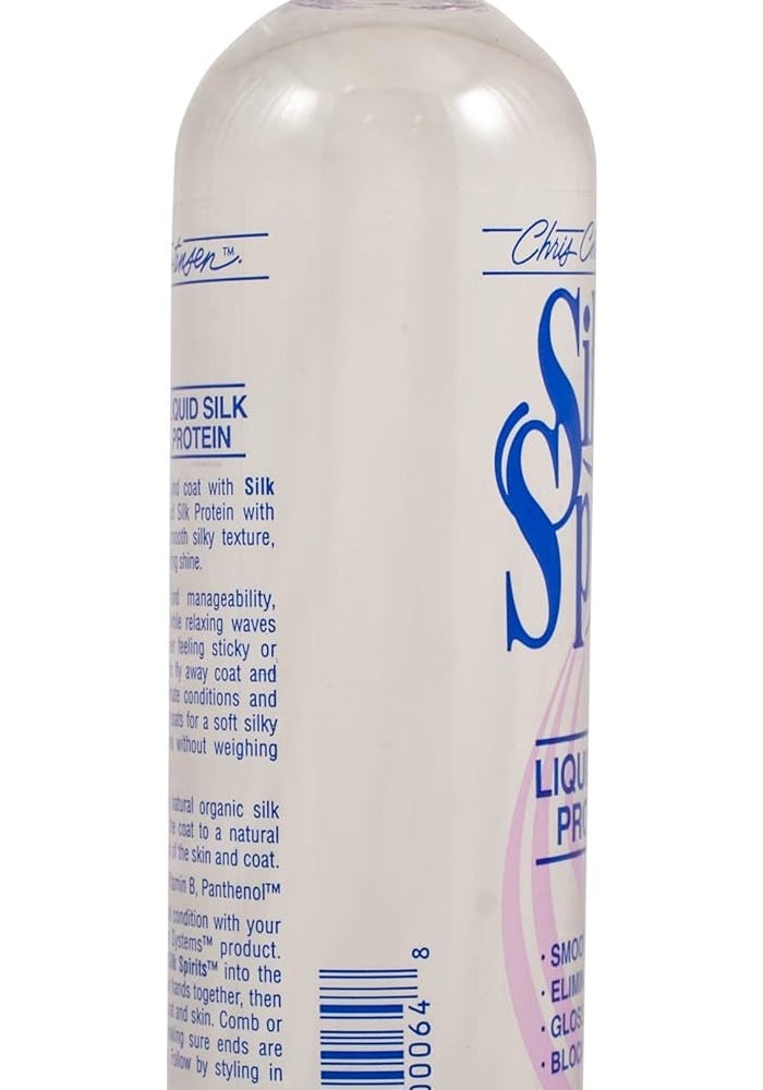 Chris Christensen Silk Spirits Liquid Silk Protein Conditioner for Dogs and Cats - 8oz - Image 4