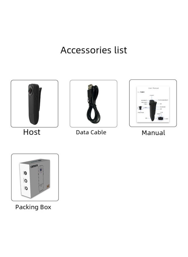 Neutral A18 Hd Camera Aerial 1080p Live Recorder Handheld Backclip Camera A18 Motion Dv Camera - Image 3