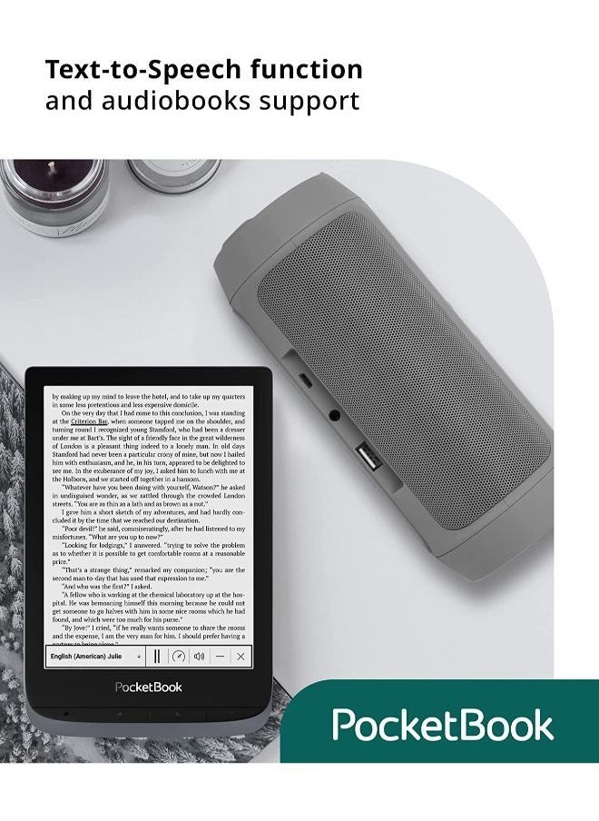 PocketBook - 6" Touch HD 3 e-Book Reader - WiFi & Bluetooth Connectivity for AudioBooks & Music - Image 1