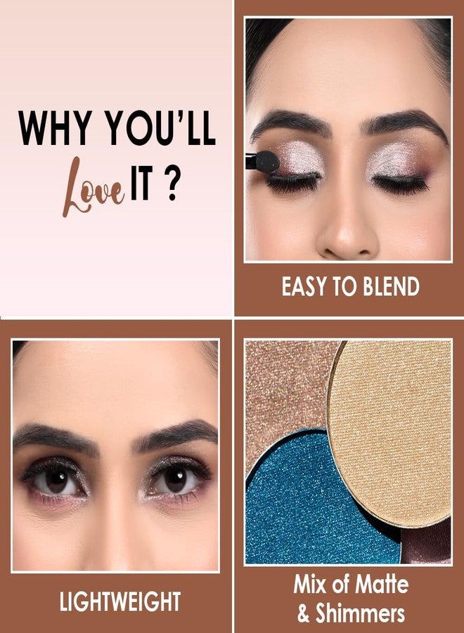 جلام 21 باليت ظلال العيون الرائعة من Glam21 | 15 لونًا | أصباغ فائقة النعومة | ظلال عيون دخانية | تدوم طويلًا | 14 غرام - 02 - Image 3