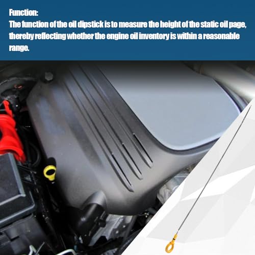Automkt Engine Oil Dipstick Indicator Fits for 2009-2021 Dodge Challenge Charger Chrysler 300 5.7L Replaces ‎04792872AE 04792872AF 4792872AE 4792872AF - Image 5