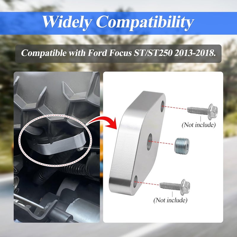 salangid metalblock 4-0300 Symposer Delete with Pressure Port for 2013-2018 Ford Focus ST ST250 - Image 4