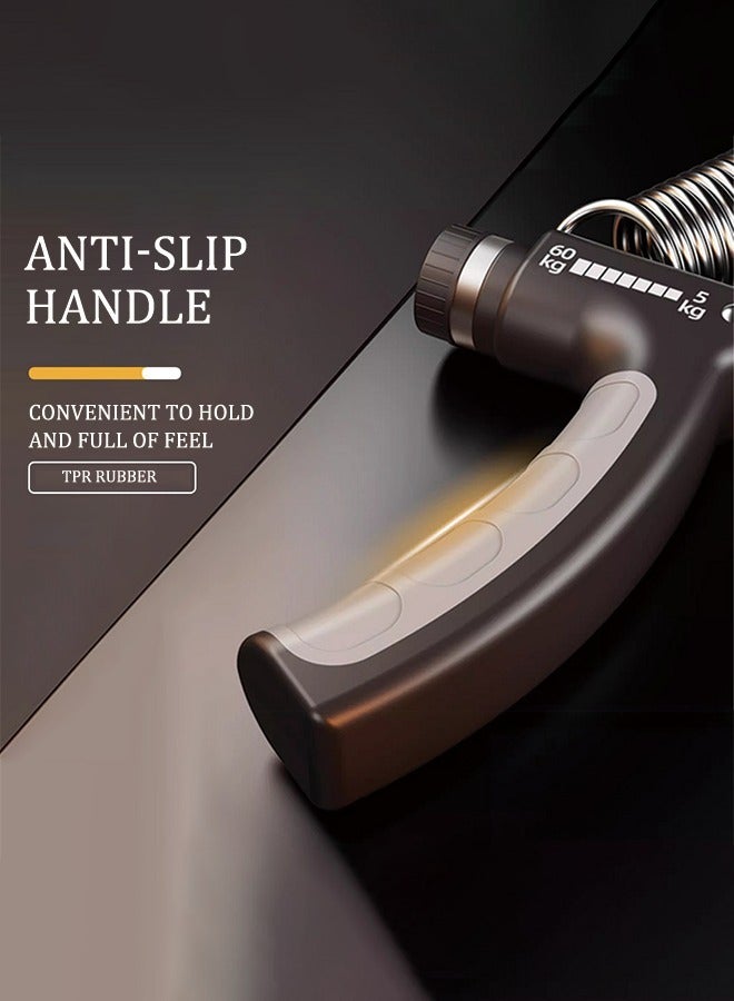 Generic Adjustable Grip Strengthener, Finger and Wrist Strength Training, Countable Up to 4 Digits, Special for Rehabilitation Training and Fitness - Image 5