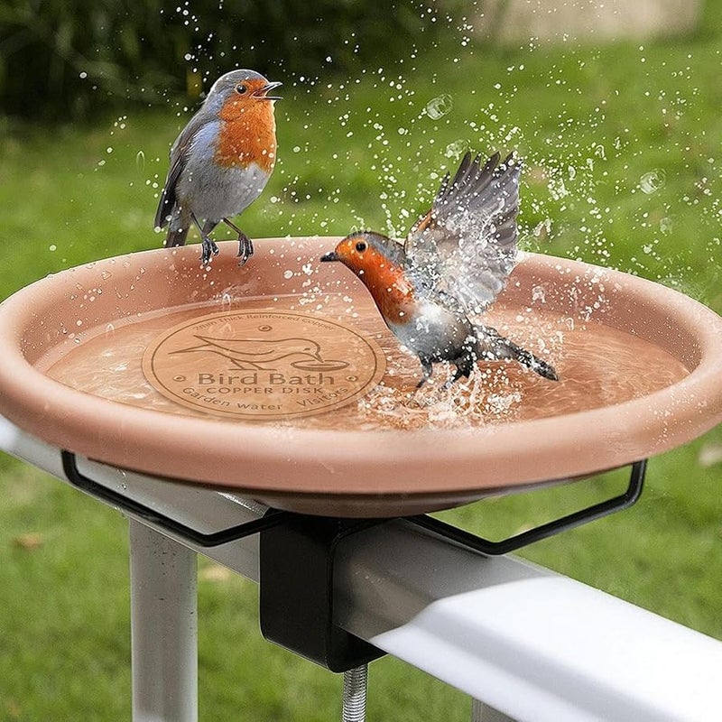 Bird Feeder Accessory Durable Purifier Tray Stand Garden Bowl Plate Decorative Disk - Image 5
