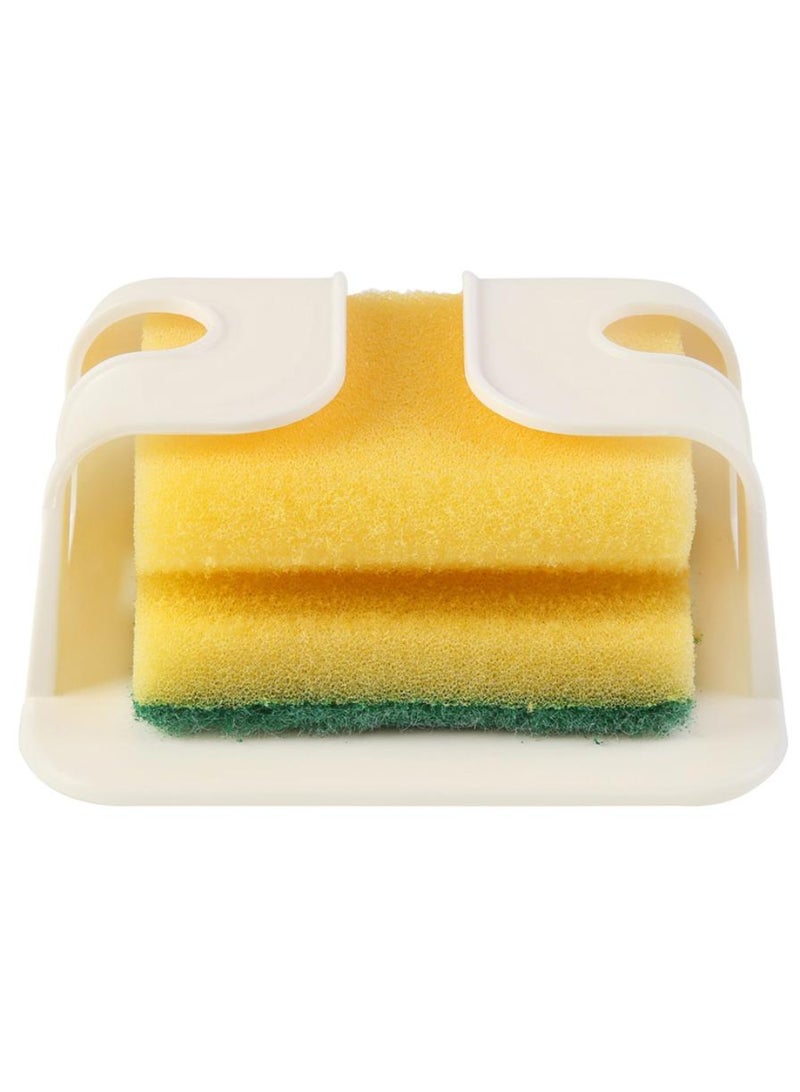 Wenko Plastic Sponge Holder Set 12 X 9 X 5 Cmwhite