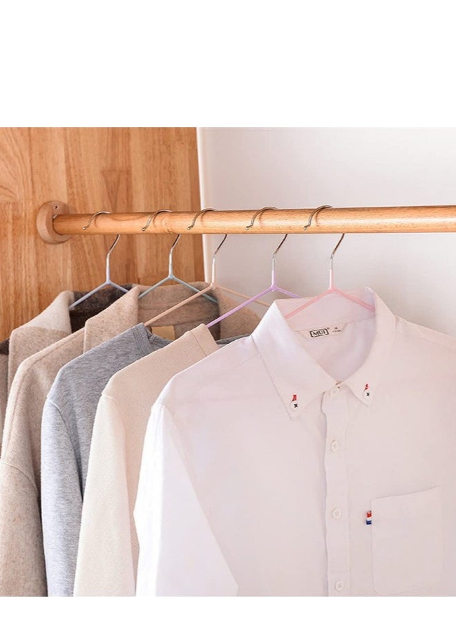 30pcs Portable Cute Clothes Hanger Adult Clothes Non-Slip Hook For Suit Coat Closet Garment Outdoor Drying Rack Plastic Clothing Hanger
