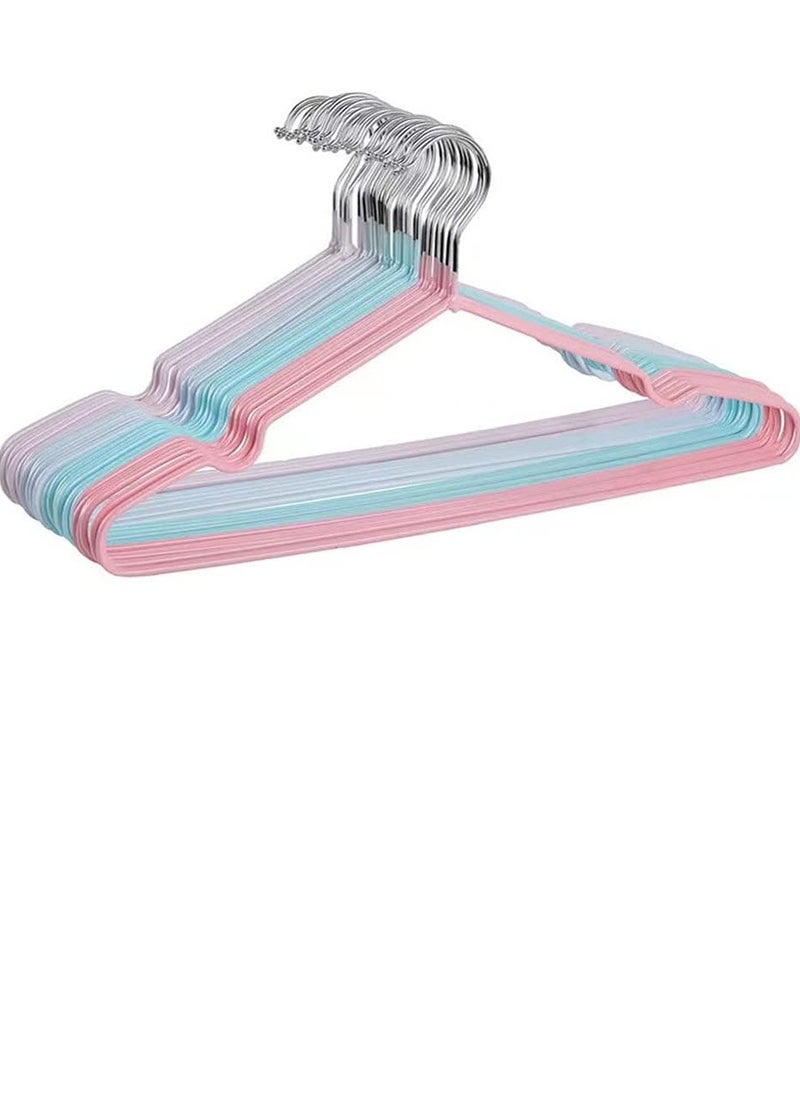 30pcs Portable Cute Clothes Hanger Adult Clothes Non-Slip Hook For Suit Coat Closet Garment Outdoor Drying Rack Plastic Clothing Hanger