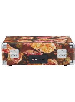 Crosley Crosley CR8005F-FL Cruiser Plus Vintage 3-Speed Bluetooth in/Out Suitcase Vinyl Record Player Turntable, Floral  - Image 3