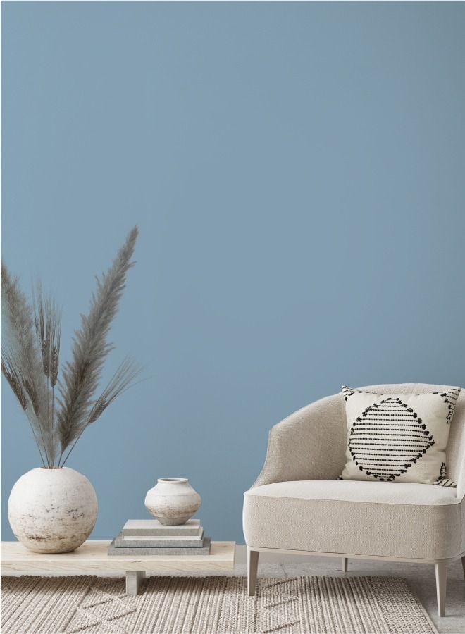 Jazeera Paints Interior Wall Paint Silk ( Color: Sea Blue ) 3 Liters - Image 1