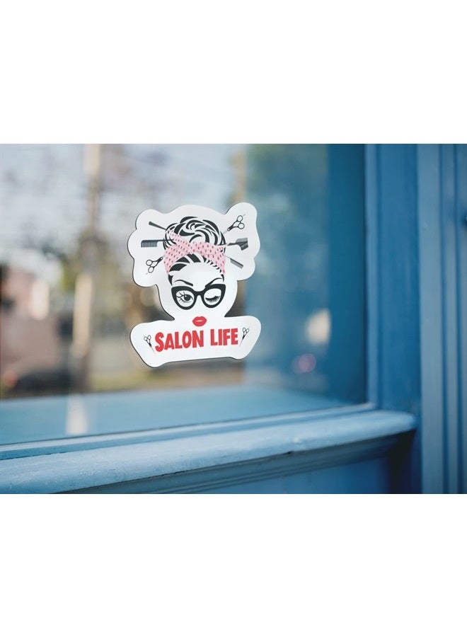 Salon Life Cosmetology Hairdresser Cosmetic Stylist Makeup Hair Messy Bun Travel Inspirational Women Girl CS1309-2PK - Image 4