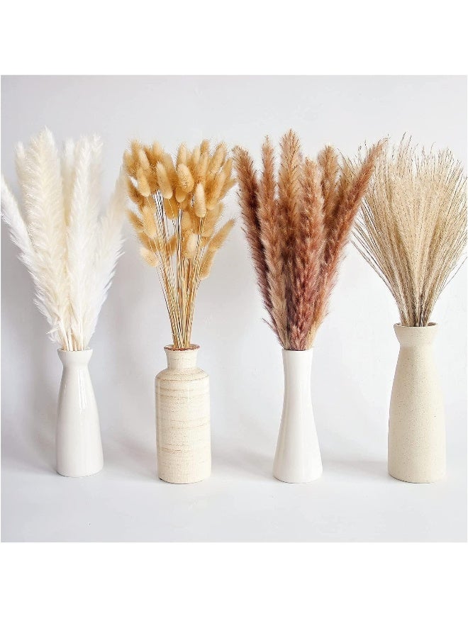 JOMILA 100 PCS Boho Pampas Grass, Naturally Dried Pompas, Pampas Grass Decor for Wedding , Boho Party Decorations, Table Decor - Image 1
