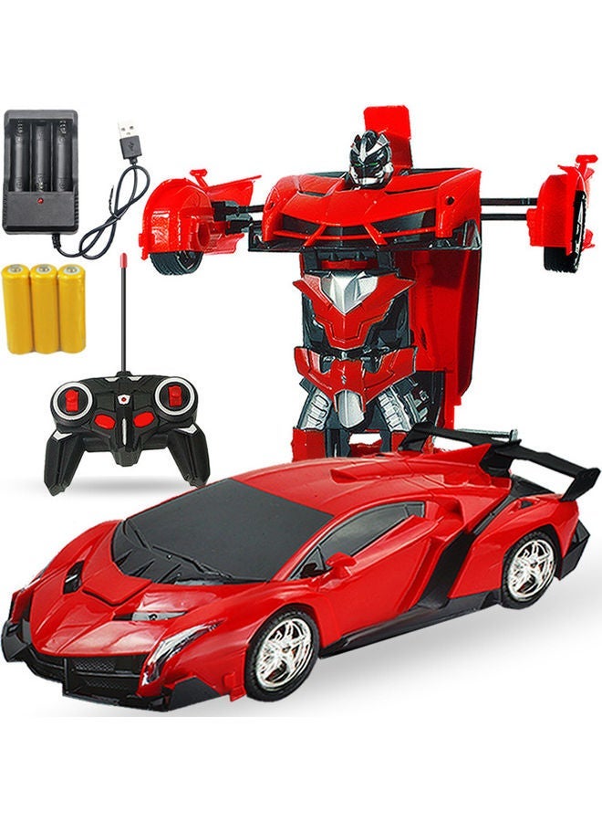 NIBEMINENT Transformation Remote Control Charging Vehicle red - Image 2