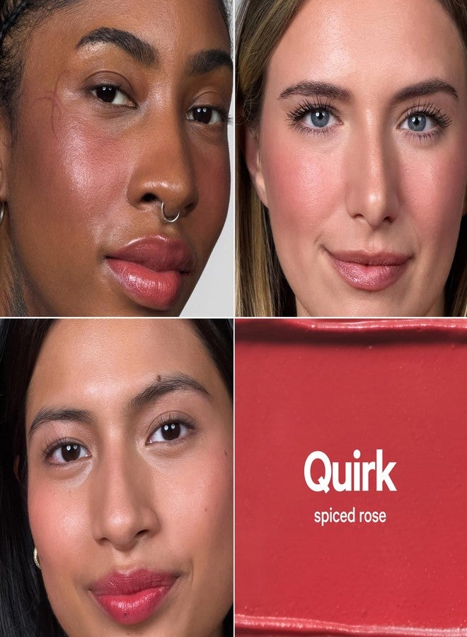 Milk Makeup Lip + Cheek Cream Stick – Quirk (Spiced Rose), 0.28 oz - Image 5