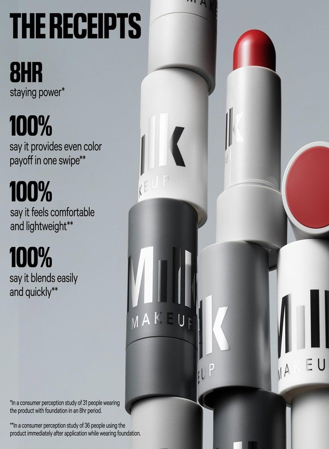 Milk Makeup Lip + Cheek Cream Stick – Quirk (Spiced Rose), 0.28 oz - Image 3