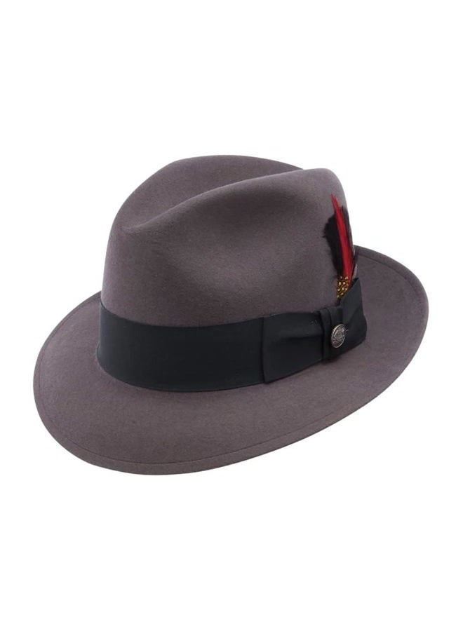 Stetson and Dobbs TWFRDK-8220 Men's Fredrick Dress Hat, Caribou - 7 1/2 - Image 1