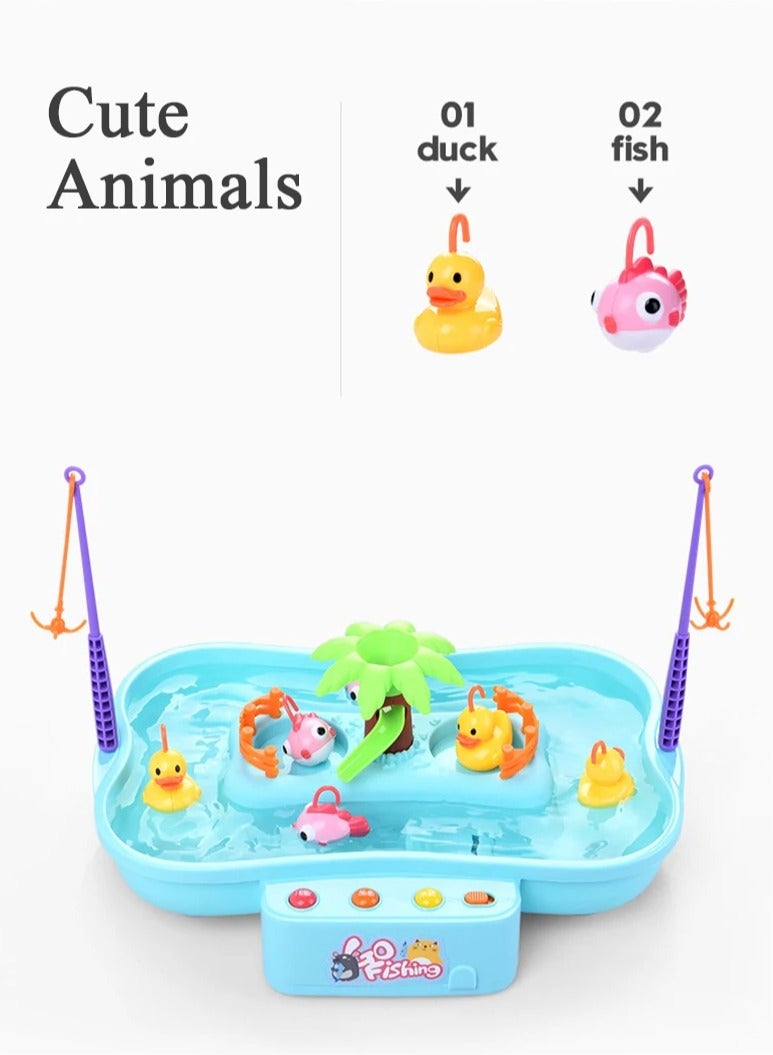 BLOOMING TIME Electric Water Cycle Music Light Fishing Toys, Fun for Toddlers and Kids - Image 5