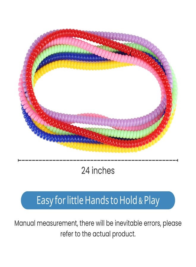 Sallurna 6 Pack Stretchy Coil Necklaces for Kids with Autism ADHD SPD, Oral Motor Aids Toys Reduce Fidgeting Toys for Kids, Teens - Image 4