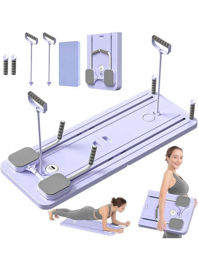 DUNISO Pilates Reformer Set,Abdominal Board,Multi-Purpose Foldable Pilates Reformer Board,High Strength Pilates Equipment Portable Fitness Board For Home Women Men - Image 1