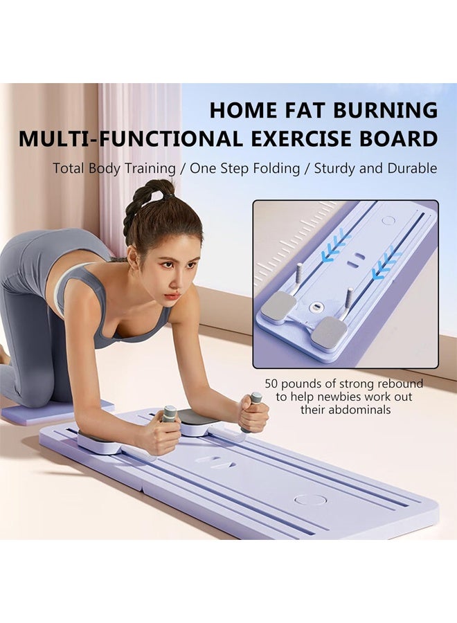 DUNISO Pilates Reformer Set,Abdominal Board,Multi-Purpose Foldable Pilates Reformer Board,High Strength Pilates Equipment Portable Fitness Board For Home Women Men - Image 4
