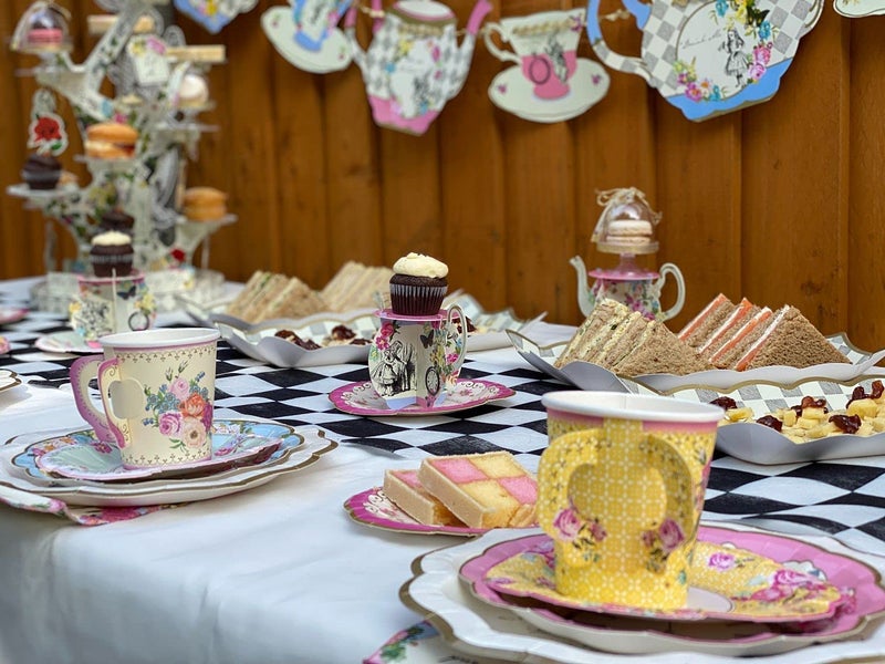 Talking Tables Alice In Wonderland Party Supplies | Cupcake Stand | Great For Mad Hatter Tea Party, Birthday Party And Baby Shower | 3 Designs, 6 Pack - Image 5