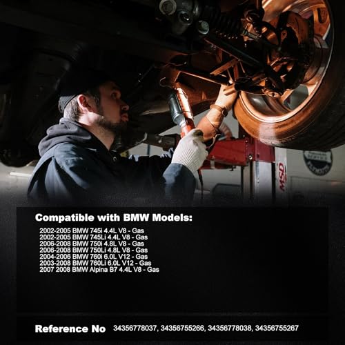 Bapmic 34356778037 Front + 34356778038 Rear Brake Pad Sensor Kit for BMW 7er E65 E66 - Image 2