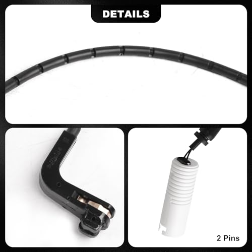 Bapmic 34356778037 Front + 34356778038 Rear Brake Pad Sensor Kit for BMW 7er E65 E66 - Image 5