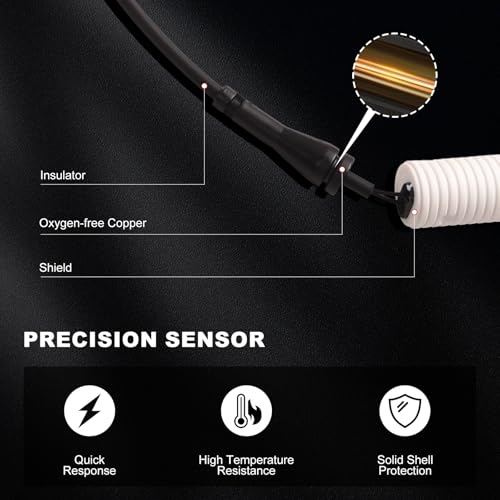 Bapmic 34356778037 Front + 34356778038 Rear Brake Pad Sensor Kit for BMW 7er E65 E66 - Image 3