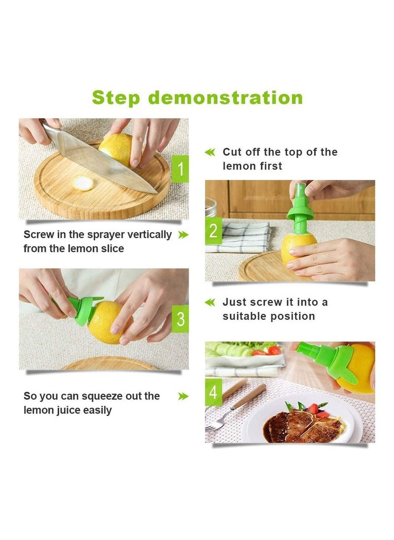 Y&D - Lemon Juice Sprayer, 2Pcs Manual Orange Citrus Spray for Fresh Flavor, Squeezer Salad, Kitchen Gadgets - Image 1